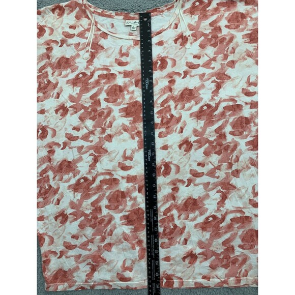 Women's Wonderly Studios Butterfly Shape Short Sleeve Blouse / Top / Shirt Large - Picture 9 of 12